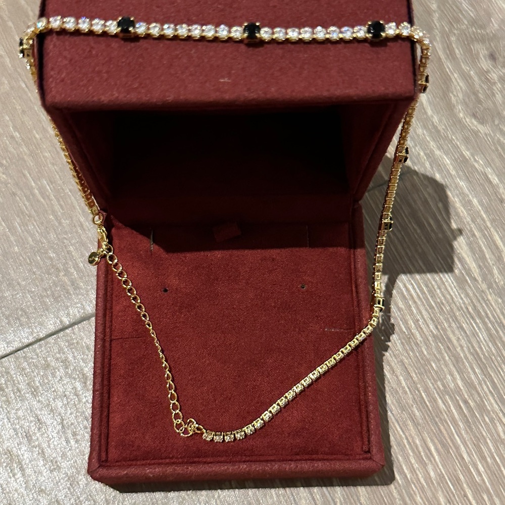 Fedoma Elegant Gold and Black Necklace
